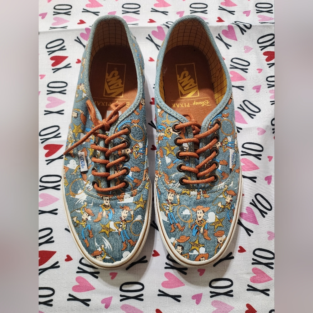Disney Toy Story Woody Vans - Men's size 9, Women's size 10.5 - Great Condition